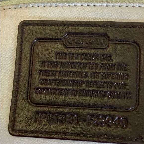 Coach Vintage Black and Gray Signature Tote Bag EXCELLENT CONDITION - Picture 2 of 9